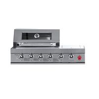 Armoires de cuisine extérieures modernes, modulaires, intelligentes, résistantes aux intempéries, de luxe sur mesure, en acier inoxydable