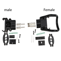 Connecteurs de batterie REMA 80A 150V Connecteur d'alimentation pour chariot élévateur Prise industrielle de charge pour chariots électriques