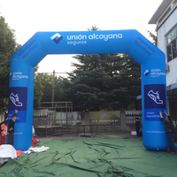 Dernière porte de décoration publicitaire Arche de ligne d'arrivée gonflable de sport personnalisée Arches de course gonflables Arche gonflable