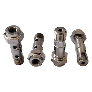 <span class=keywords><strong>Bulloni</strong></span> in Titanio GR5 <span class=keywords><strong>M10</strong></span>*1*37.5mm di Alta Qualità, <span class=keywords><strong>Bulloni</strong></span> Banjo a Testa Esagonale, Raccordo Terminale Tubo Freno - Product Image 6