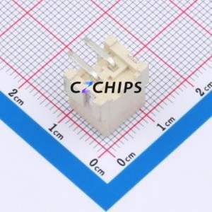 WAFER-VH3.96-2PLT-W1-P Wire-to-Board Pin Header SMD,P=3.96mm Connector 1x2P 3.96mm Vertical Mount 2P - Product Image 2