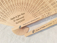 Éventail pliant vintage en bois de santal chinois, fait main, cadeau de mariage pour la mariée