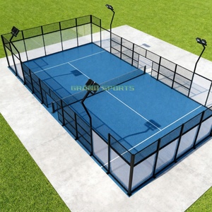 Vente en gros d'usine avec gazon artificiel, terrain de padel classique simple ou double à prix abordable - Product Image 1
