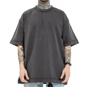 Modern Novel Design Preço Por Atacado Heavyweight T Shirt Lavado Algodão Camisetas Para Homens