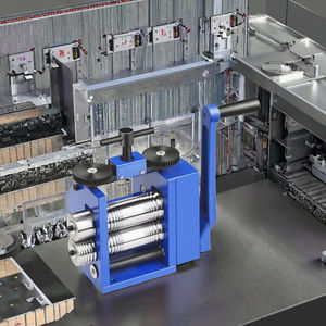 Gold-Schmuckblech-Pressmaschine Zahnradkern-Armband-Walzwerk Werkzeuge Mini Handbetrieben 1 Jahr Garantie Schmuckausrüstung - Product Image 3