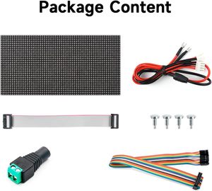 Светодиодная матричная панель AI Smartlink 64x32 2048 RGB, полноцветная, шаг пикселя 4 мм, P4, для отображения текста/цветных изображений/анимации - Product Image 3