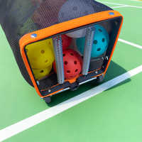 Ramasseur de balles de tennis et de pickleball portable et léger avec rouleau réglable, équipement de ramassage de balles