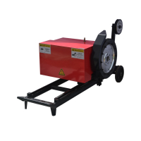 Machine de découpe de pierre à fil métallique de haute qualité avec moteur et moteur électrique, niveau de sécurité élevé