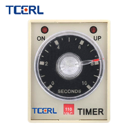 AH3-3 relai pengatur waktu penundaan daya dasar Relay Delay waktu untuk produk AC220/DC24V 8 pin 60s 2s kategori penundaan Relay