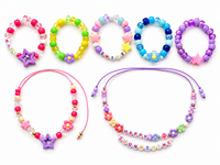 Kit de fabrication de bracelets d'amitié avec perles Pony, 4026 pièces, 72 couleurs, plusieurs types, 10 modèles de bracelets, perles de lettres assorties, boîte en plastique, DIY
