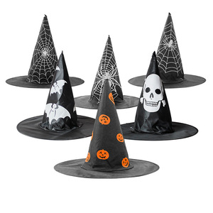 10 Sombreros De Bruja Colgantes Halloween, Tela Oxford, Decoración Y Disfraces Para Fiestas
