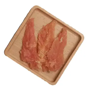 Gâteries pour chiens d'exportation directe d'usine poitrine de poulet pure sans additifs friandises naturelles pour animaux de compagnie collations saines pour chiens