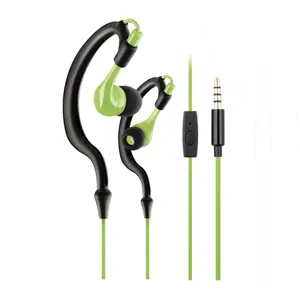 אופנתי עמיד למים IPX8 ארגונומי 3.5mm סטריאו wired earhook אוזניות ספורט אוזניות עבור מתחת למים ספורט/שעשועים