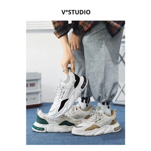 Chaussures de marche décontractées, baskets, chaussures de sport décontractées, tige en PU artificiel, lacets, chaussures de course décontractées pour hommes - Product Image 6