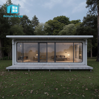 Casa Modular Prefabricada Contemporánea, Contenedor Móvil para Exteriores, Pequeña Cabaña, Hotel Tipo Cápsula