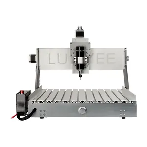 CNC 4040 router machine with 500W 710W spindle motor for aluminum and copper milling and cutting