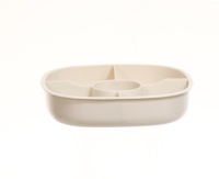 Boîte à lunch carrée de 1,2 L, récipient alimentaire modulaire résistant au micro-ondes avec scellage en silicone pour la cuisine