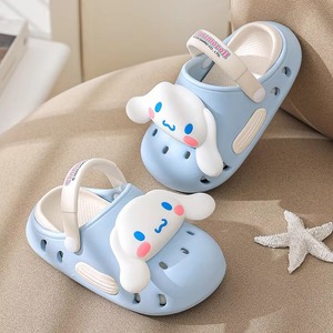 Venta al por mayor Kuromi niños verano zapatillas dibujos animados antideslizante transpirable sandalia niñas <span class=keywords><strong>playa</strong></span> zapato Anime Kitty bebé cueva zapato OEM - Product Image 3