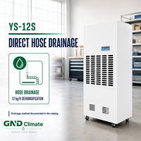 Nouveau déshumidificateur industriel électrique avec une capacité de 12 kg/h, conception mobile pour la fabrication de cuir et de chaussures