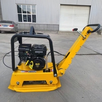Compacteur à plaque vibrante réversible, moteur à essence Honda, double sens, machine de compactage du sol et de l'asphalte, puissance 4,0 kW