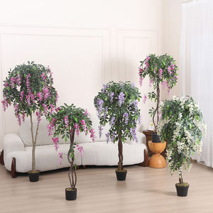 <b>Artificial</b> <b>Wisteria</b> Tree Home Wedding Party Garden Decoration Plastic Environmental Friendly Customizable Size - Product Image 1