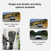 Caméra de tableau de bord 2K UHD étanche avec WiFi 5G pour moto, vélo électrique et scooter – Enregistreur de conduite portable et caméra d'action DVR pour la sécurité à vélo
