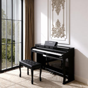 KERID <span class=keywords><strong>Piano</strong></span> acoustique professionnel pour débutants <span class=keywords><strong>Piano</strong></span> numérique électrique droit à 88 touches pour enfants - Product Image 1