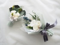 Bunga mawar asli selamanya mawar Mini buket bunga hadiah spesial untuk ibu/istri/pacar