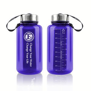 Bouteille d'eau Tritan avec logo personnalisé et poignée de transport Ecozen sans BPA pour le sport en plein air, la salle de sport et les voyages - Product Image 5