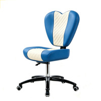 Chaise de technicien à roulettes réglables Canboth pour salon de manucure