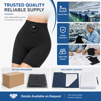 Shorts de yoga chauffants intelligents EMS pour femmes, stimulateur musculaire, gainant, taille haute, rehausseur de fessiers, sans fil, pour l'entraînement sportif