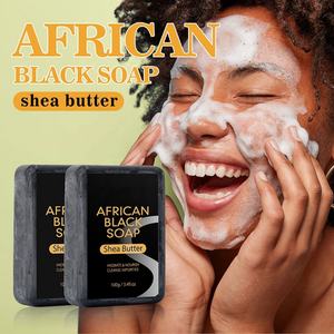 Jabón Negro Africano Hecho a Mano para Cuerpo y Rostro, 100g, Hidratante y Nutritivo, Venta al Por Mayor de Fábrica - Product Image 5