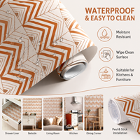 Papier peint auto-adhésif imperméable à l'eau à motifs floraux Fancy Fix, rouleaux, garantie 1 an, usage domestique et commercial, personnalisable