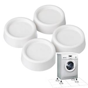 4 pièces Patins anti-vibration en caoutchouc, pieds antidérapants silencieux, rehausseurs pour <span class=keywords><strong>machine</strong></span> <span class=keywords><strong>à</strong></span> <span class=keywords><strong>laver</strong></span>, amortisseurs de support, patins antidérapants - Product Image 1