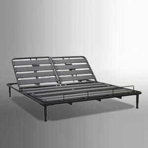 Telaio Letto Elettrico Regolabile in Metallo, Pieghevole e <span class=keywords><strong>Salvaspazio</strong></span>, Certificato CE, con Materasso Morbido per Camera da Letto - Product Image 3