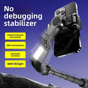 Q31 Gimbal genggam ponsel pintar, penstabil kamera ponsel pintar dengan stik Selfie, dudukan Tripod tanpa kabel, pelacakan wajah LED jarak jauh 2025 - Product Image 5