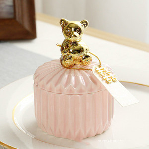 Professional Manufacture Ceramic Animal <strong>Jewelry</strong> <strong>Box</strong> <strong>Porcelain</strong> Candy <strong>Box</strong> - Product Image 5