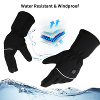 Guantes calefactables eléctricos Pantalla táctil Guantes calentadores de manos impermeables para actividades al aire libre