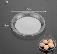 Assiette en plastique jetable transparente en PET pour fruits et collations