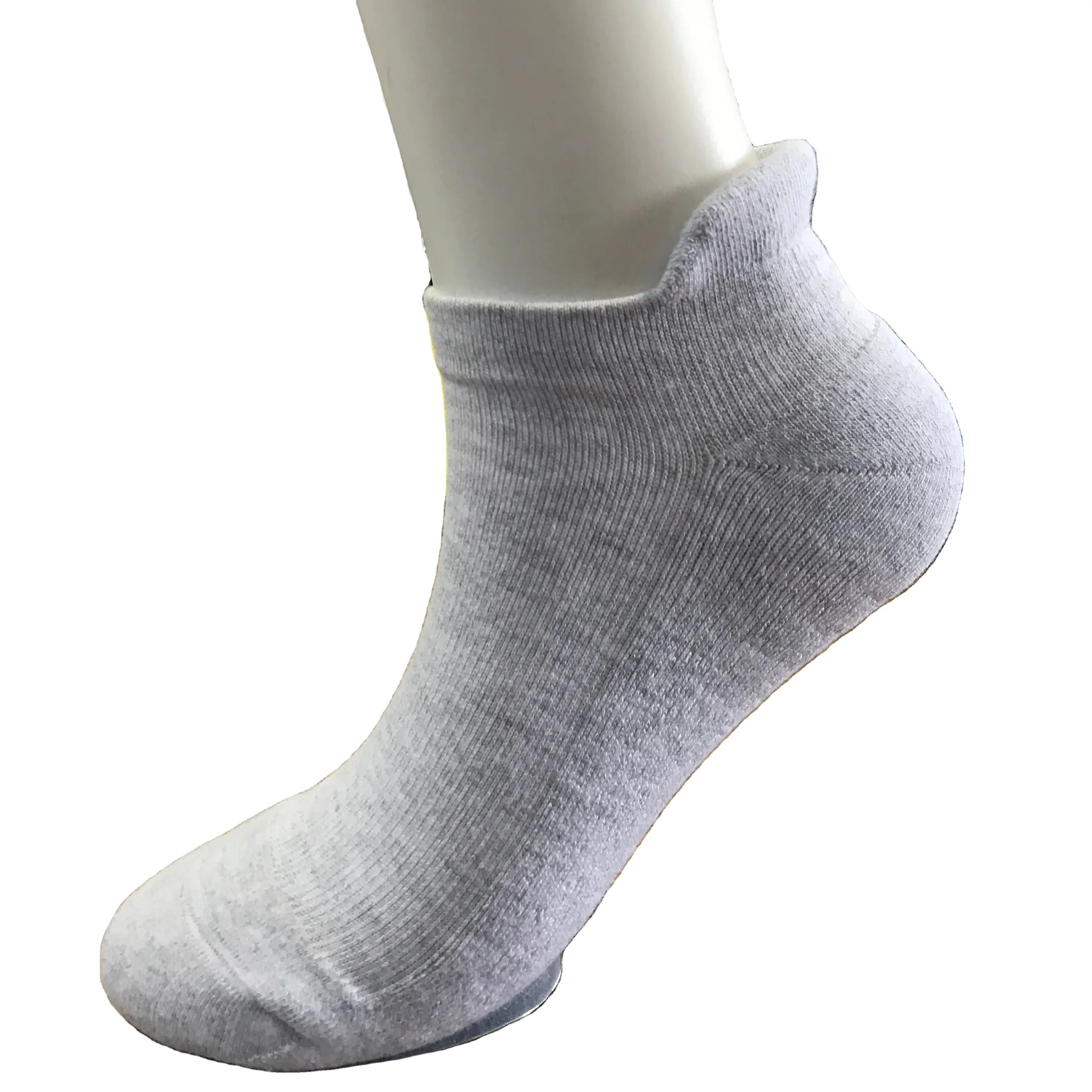 Custom men trainer short socks anti bacterial super soft bamboo silver ion infused ankle socks