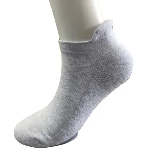 Custom men trainer short socks anti bacterial super soft viscose bamboo silver ion infused ankle socks