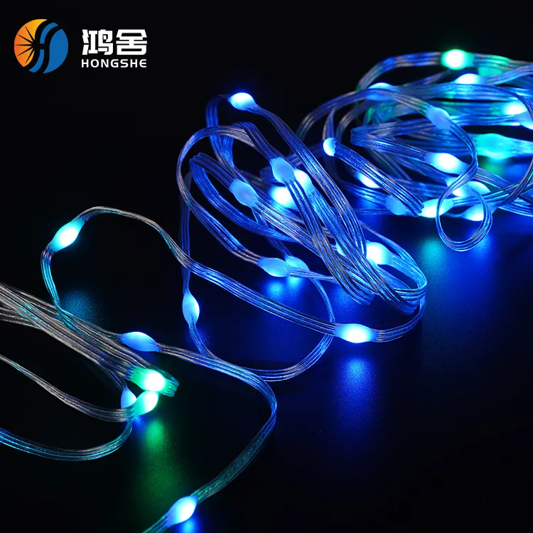 High Quality SMD5050 Morden Indoor Remote Control App Holiday Lighting RGB Led Lamp String
