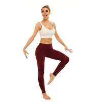 Vrouw Sportkleding Yoga Leggings 75% Nylon 25% Spandex Workout Joggen Leggings Gym Panty Vrouwen Yoga Leggings Voor Vrouwen