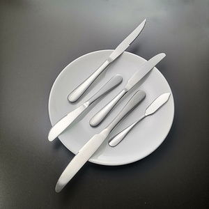 Vente En Vrac En Acier Inoxydable Dîner Couverts Ensemble Dessert Cuillère <span class=keywords><strong>Couteau</strong></span> Fourchette Couverts Ensembles - Product Image 5
