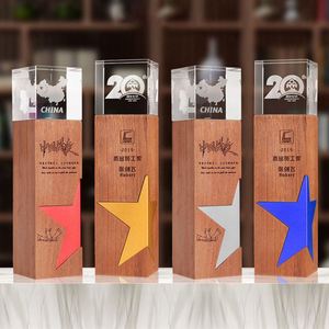 Customized Crystal <b>Trophy</b> Color Printing or Laser <b>Engraving</b> Text for Event Awarding Team Honor Recognition Awards <b>Trophy</b> - Product Image 5