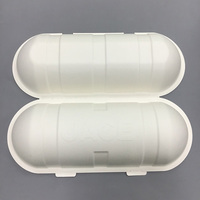 Scatola in Fibra Modellata Riciclabile con Design Personalizzato Gratuito, Confezione per Set Skincare, Scatola in Fibra Modellata a Conchiglia