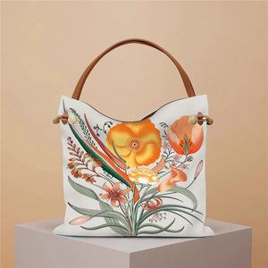 Bolsa de Compras Reutilizable de Gran Capacidad, <span class=keywords><strong>Bolso</strong></span> de Mano para Mujer Resistente al Agua, Bolsos de Mujer, Bolsa de Lona Personalizada con Estampado - Product Image 1