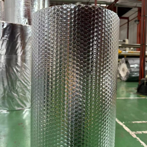 Lamina riflettente a doppio lato in alluminio per Bubble Wrap-isolamento termico per finestre, tubi, controllo della temperatura del magazzino - Product Image 1