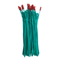 Feux d'artifice électriques verts de 10 m avec télécommande, certifiés CE, pour célébrations, mariages et anniversaires