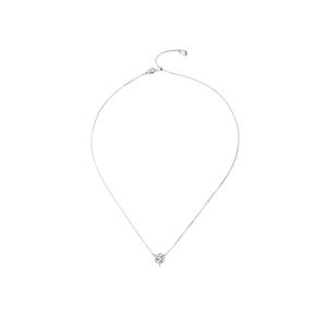 Collar de Plata de Ley S925 con un Solo Diamante en Forma de Burbuja, Diseño Minimalista de Alta Gama con Versatilidad de Lujo Discreto - Product Image 2